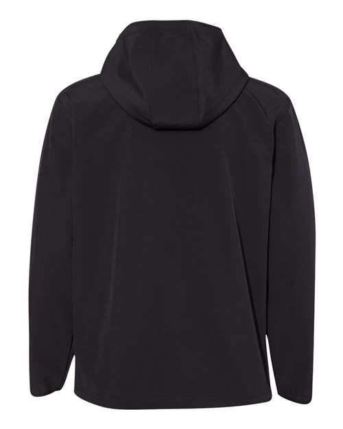 Men's Poly-Tech Soft Shell Jacket - Black Back