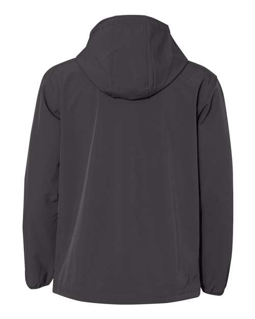Men's Poly-Tech Soft Shell Jacket - Graphite Back