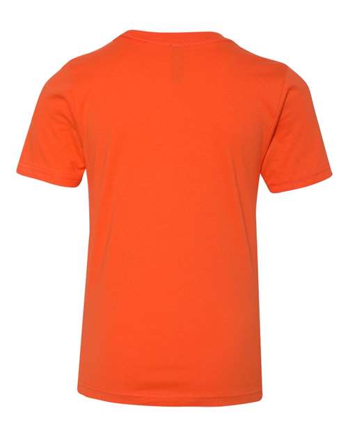 Youth Cotton T-Shirt - Classic Orange Back