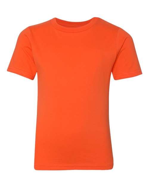Youth Cotton T-Shirt - Classic Orange Front