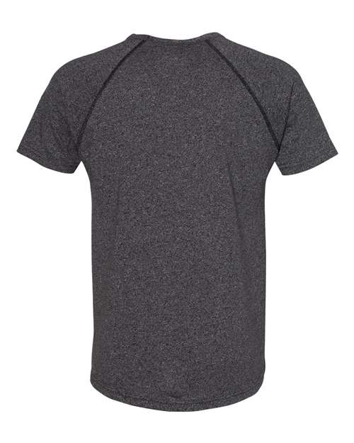 Men's Mock Twist Raglan T-Shirt - Black Back
