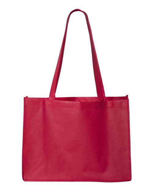 Non-Woven Deluxe Junior Tote - Red Front