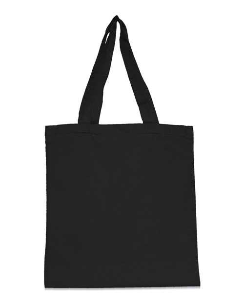 Amy Cotton Canvas Tote - Black Front