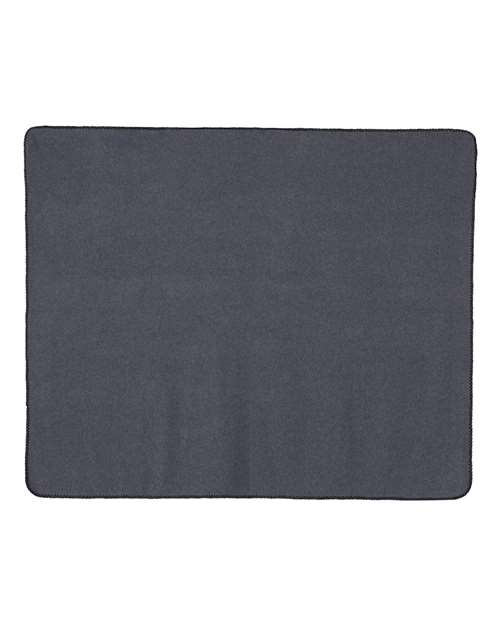 Fleece Throw Blanket - Charcoal Front