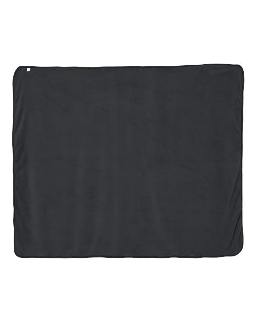Micro Coral Fleece Blanket - Black Back