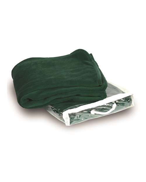 Micro Coral Fleece Blanket - Forest Front