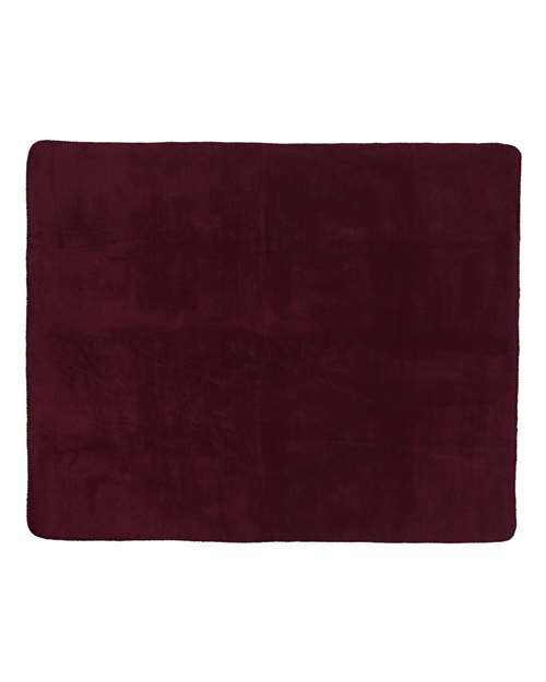 Value Blanket - Burgundy Back