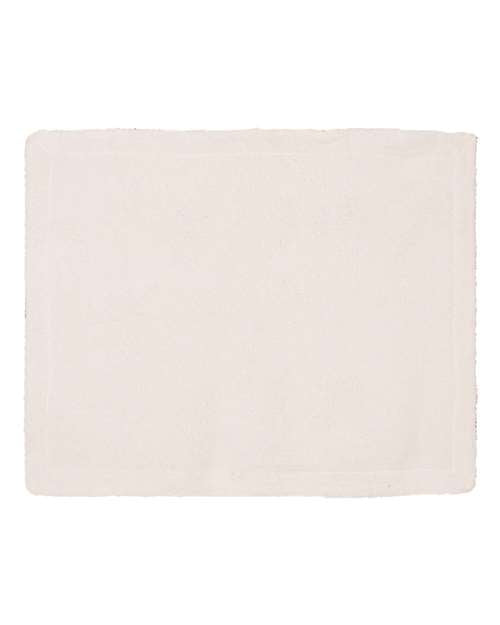 Micro Mink Sherpa Blanket - Burgundy Back