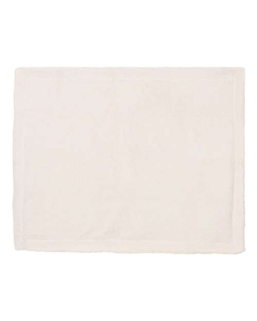Micro Mink Sherpa Blanket - Royal Back
