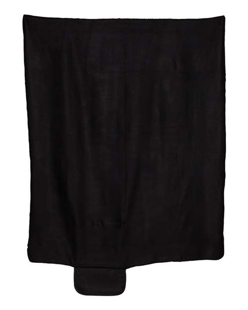Roll Up Blanket - Black Front