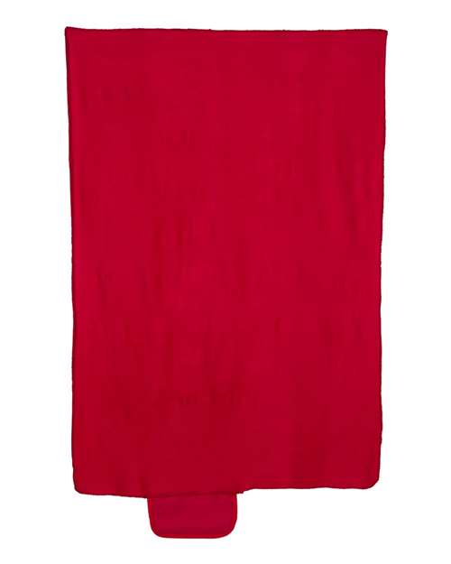 Roll Up Blanket - Red Front