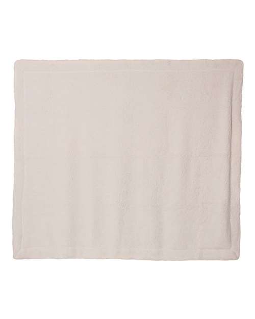 Oversized Mink Sherpa Blanket - Black Back