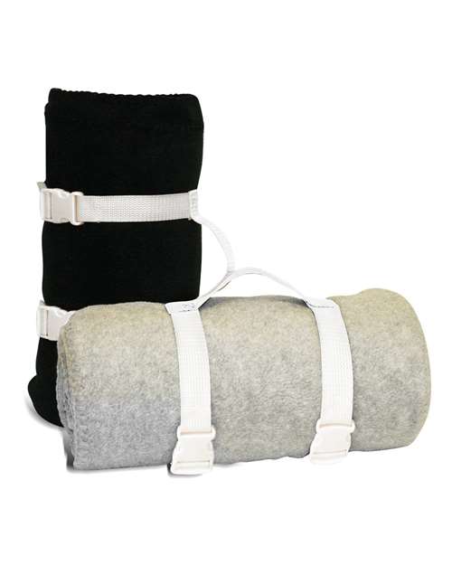 Blanket Strap - White Front