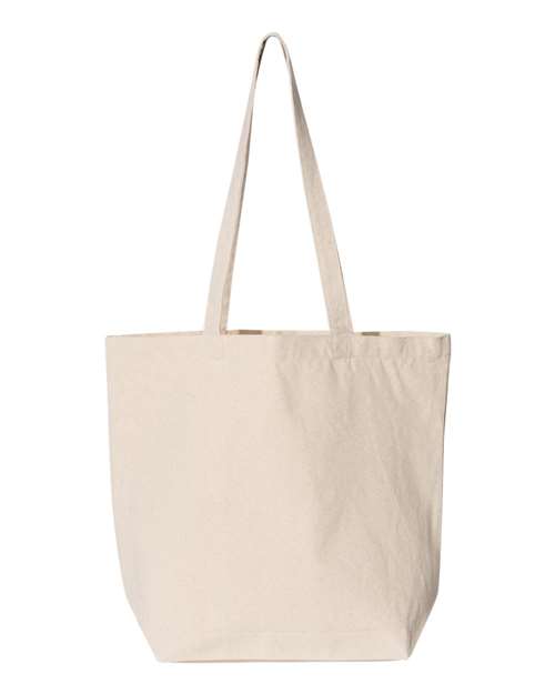 Large Canvas Tote - Natural Back