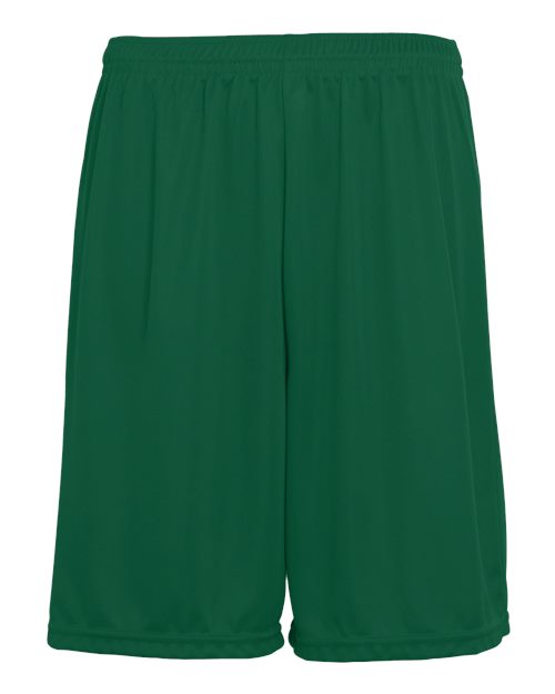 Youth Training Shorts - Dark Green Front