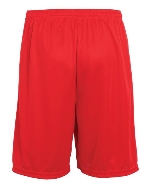 Youth Training Shorts - Red Back