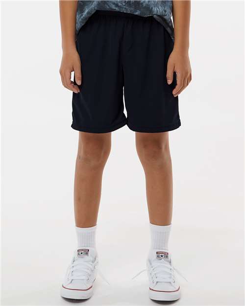 Augusta Sportswear Youth Octane Shorts - Model Front