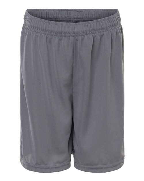 Youth Octane Shorts - Graphite Front