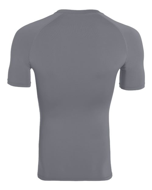 Men's Hyperform Compression Raglan T-Shirt - Graphite Back