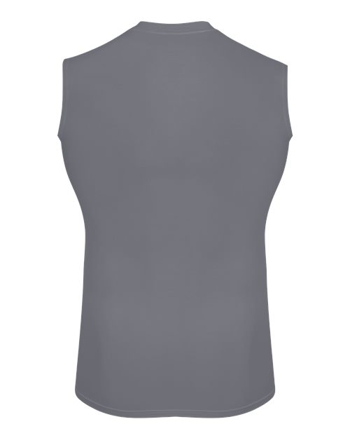 Unisex Hyperform Sleeveless Compression Shirt - Graphite Back