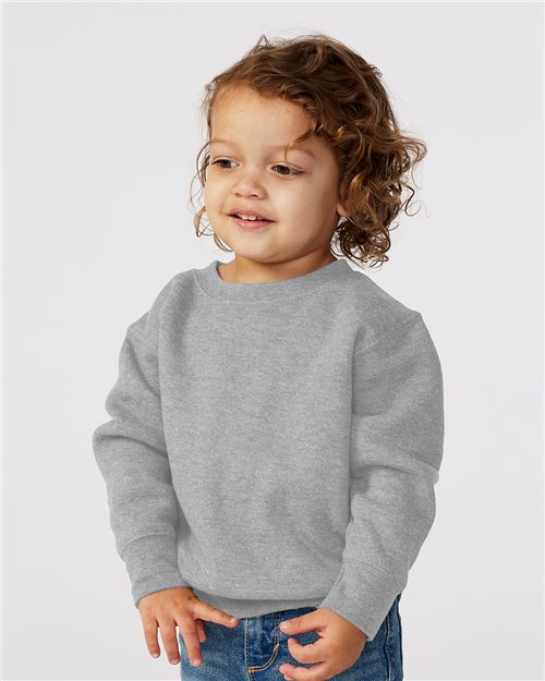 Toddler Fleece Crewneck Sweatshirt - Basil Front
