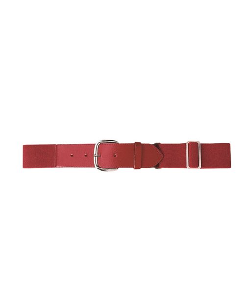 Youth Elastic Baseball Belt - Black Front