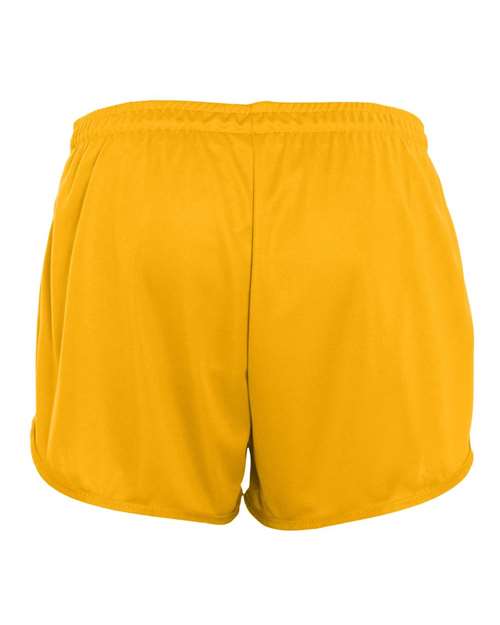 Women's Accelerate Shorts - Gold Back