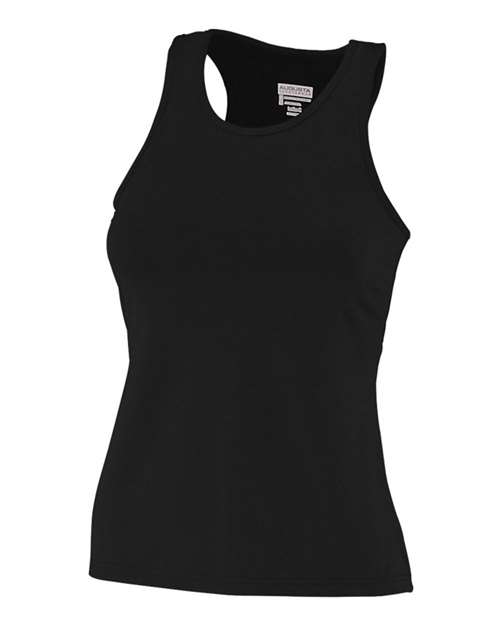 Augusta Sportswear Girls' Solid Racerback Tank Top - Side