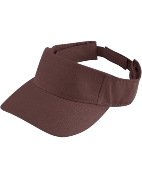 Youth Sport Twill Visor - Black Front