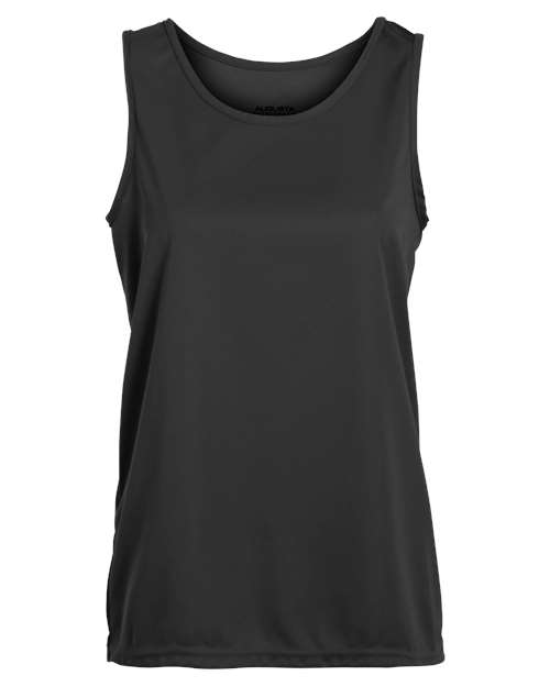 Women's Training Tank Top - Black Front