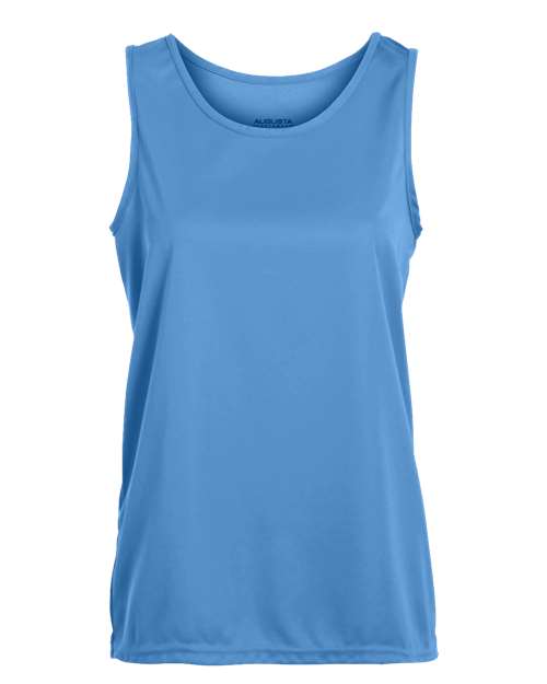 Women's Training Tank Top - Columbia Blue Front