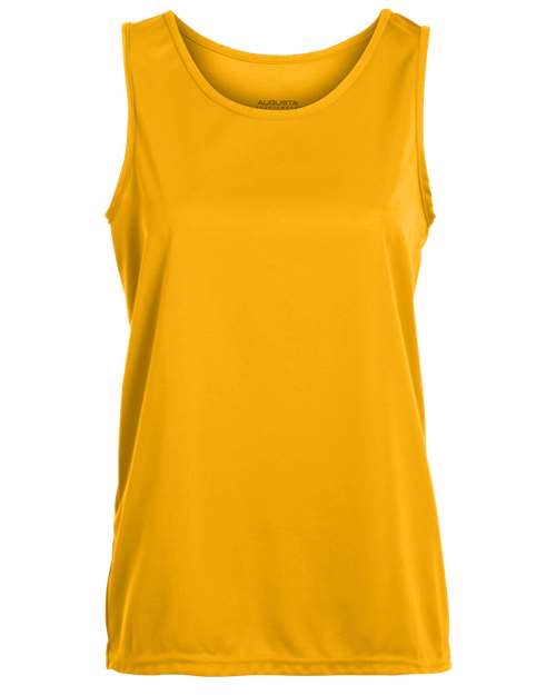 Women's Training Tank Top - Gold Front