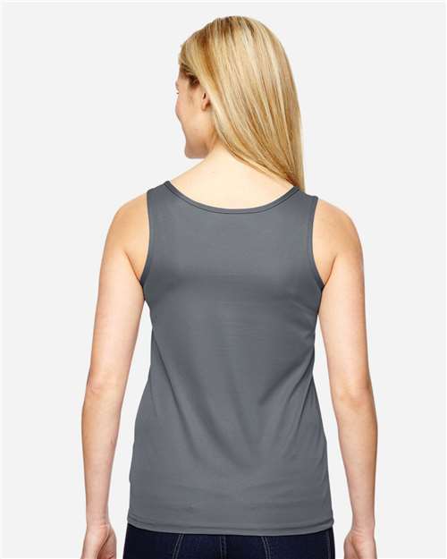 Women's Training Tank Top - Graphite Back