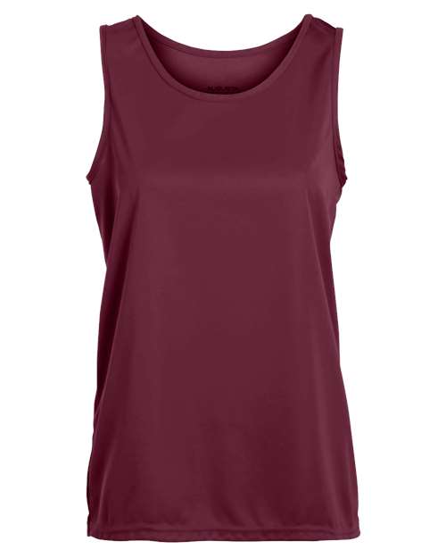 Women's Training Tank Top - Maroon Front