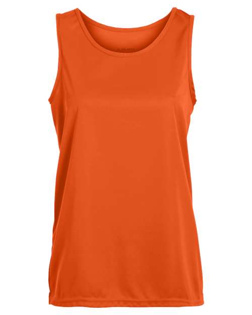 Women's Training Tank Top - Orange Front