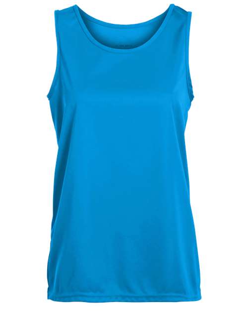 Women's Training Tank Top - Power Blue Front