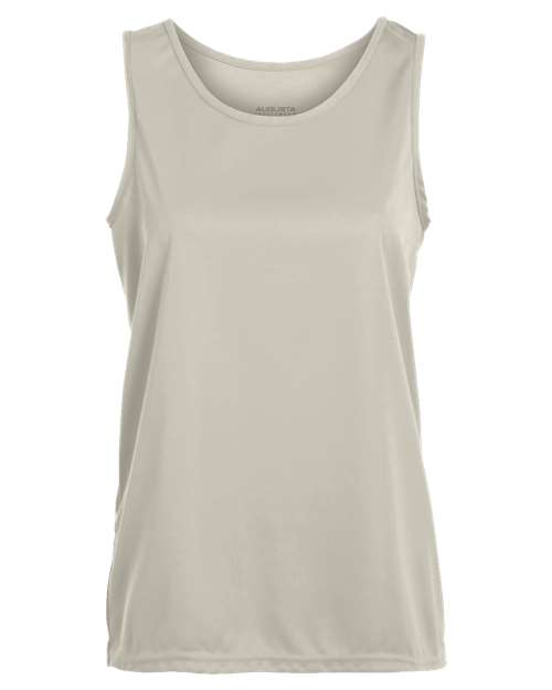 Women's Training Tank Top - Silver Grey Front