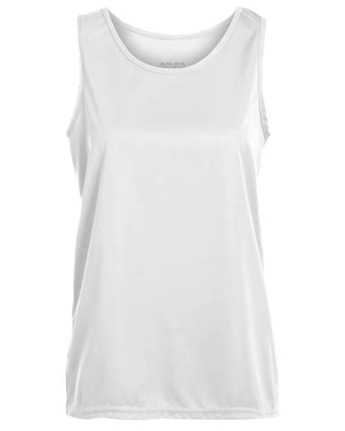 Women's Training Tank Top - White Front