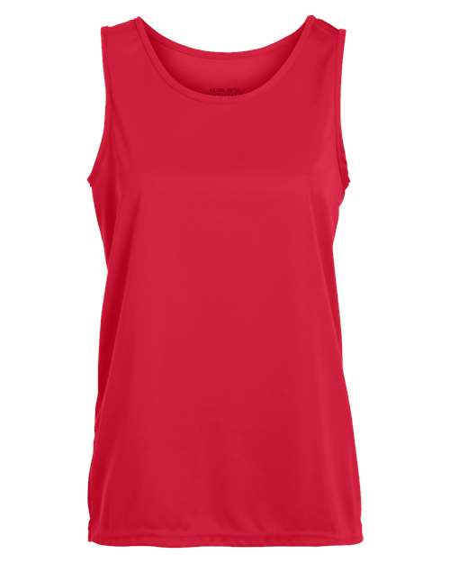 Girls' Training Tank Top - Red Front