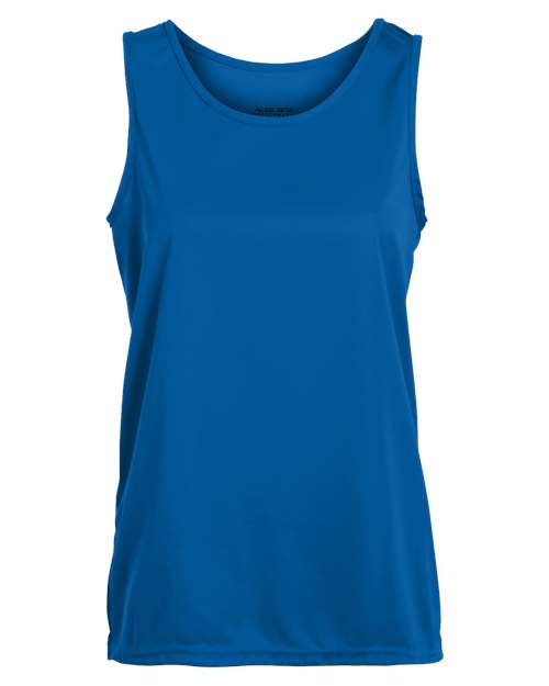 Girls' Training Tank Top - Royal Front