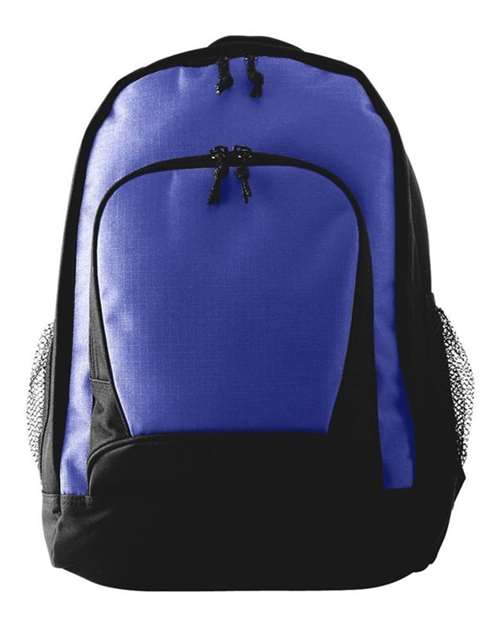 Ripstop Backpack - Purple/ Black Front