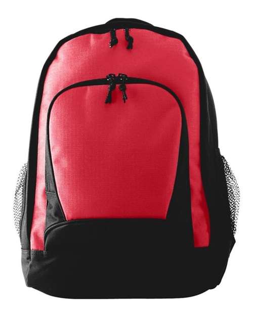 Ripstop Backpack - Red/ Black Front