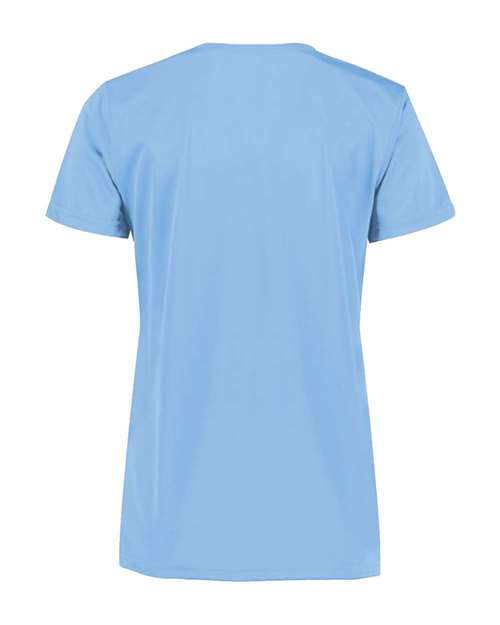 Women's Nexgen Performance V-Neck T-Shirt - Columbia Blue Back