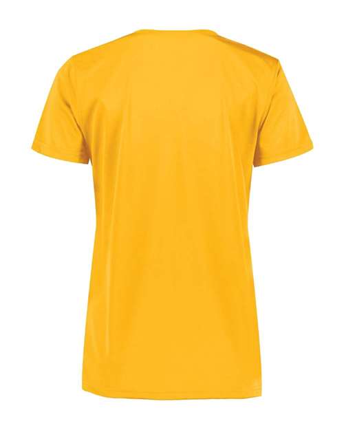 Women's Nexgen Performance V-Neck T-Shirt - Gold Back