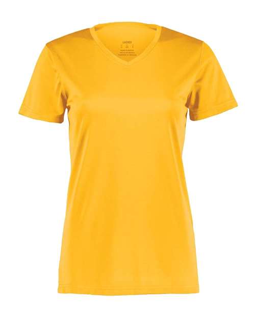 Women's Nexgen Performance V-Neck T-Shirt - Gold Front