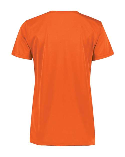 Women's Nexgen Performance V-Neck T-Shirt - Orange Back
