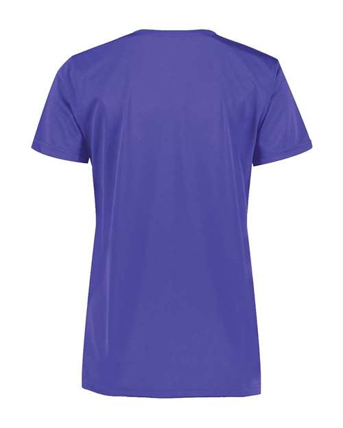 Women's Nexgen Performance V-Neck T-Shirt - Purple Back