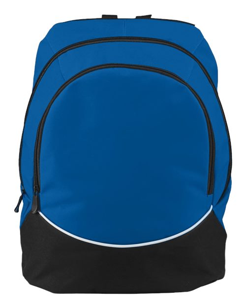 Tri-Color Backpack - Royal/ Black/ White Front