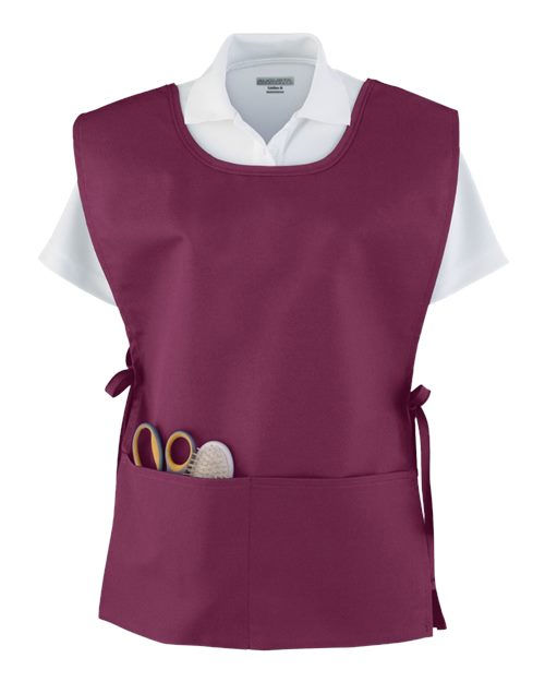 Unisex Apron Smock - Maroon Front
