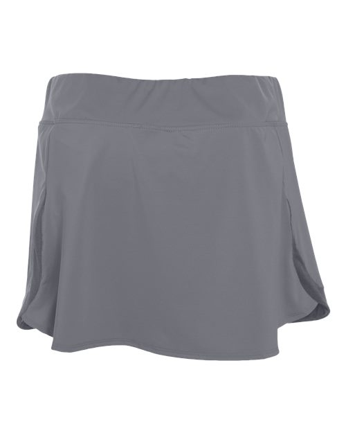Girls' Action Color Block Skort - Graphite/ Graphite Back